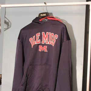 Men's Majestic Ole Miss Pullover Hoodie size L